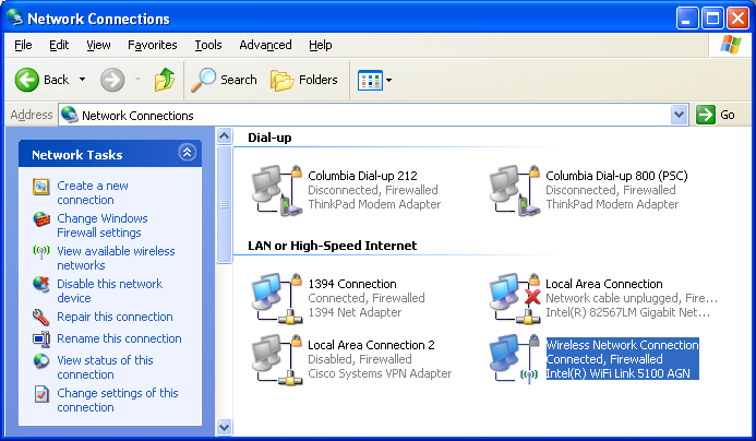 How to Manage Wireless on Lenovo Laptops  Columbia College Information  Technology